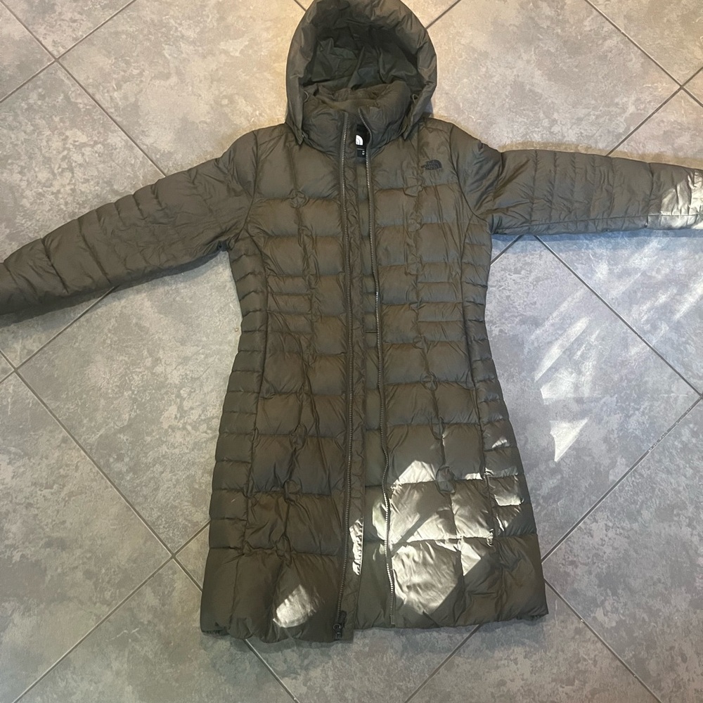 The North Face Women's Olive Long Puffer Jacket
